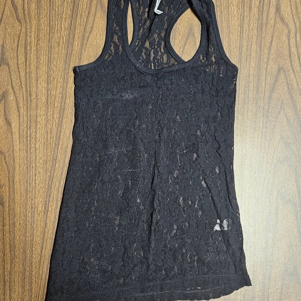 juniors black lace tank top